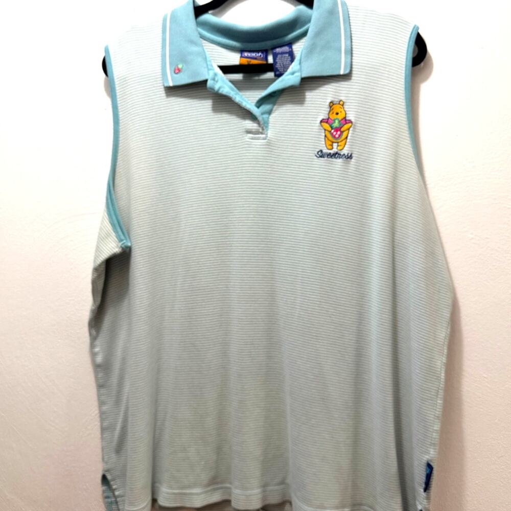 Vintage Pooh Golf Winnie the Pooh Sweetness Sleeveless Polo 22/24W Disney